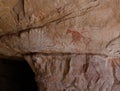 Cave paintings and petroglyphs in Tassili nAjjer national park, Algeria