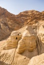 Cave in Qumran, where the dead sea scrolls were found