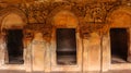 Cave 1 : Rani Gumpha, Queen`s Cave. Ramayana scenes carvings on door entrance, Udaygiri caves