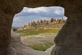 Cave rock mountain landscape in Cappadocia, Goreme, Turkey Royalty Free Stock Photo