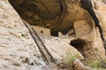 A Cave 4 Scene at the Gila Cliff Dwellings Royalty Free Stock Photo