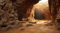 Eerily Realistic Cave Still In Ghana Desert With Concrete Foundation