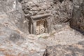 The cave of the Sidonian head of the Jewish community at Bet She`an Kiryat Tivon, Israel