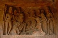 Cave 21, Siva Parvati playing chaupat, Ellora caves, Aurangabad, Maharashtra