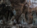 Cave and stalactite