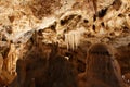 Cave stalactites Royalty Free Stock Photo