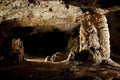 Cave stalactites and formations