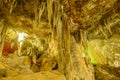 Cave stalactites Royalty Free Stock Photo