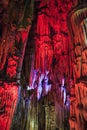 Cave stalactites and stalagmites Royalty Free Stock Photo