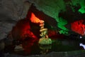 Cave stalagmite in cave Royalty Free Stock Photo