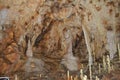 Cave view stalactite