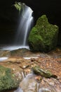 Cave Waterfall near Garden of cave near Cherrapunjee,Meghalaya,India