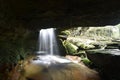 Cave Waterfall near Garden of cave near Cherrapunjee,Meghalaya,India