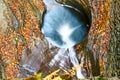 Cave waterfall at Watkins Glen state park Royalty Free Stock Photo