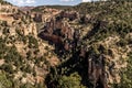 Cave of the winds road canyon views Royalty Free Stock Photo