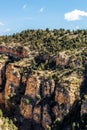 Cave of the winds road canyon views Royalty Free Stock Photo