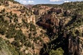 Cave of the winds road canyon views Royalty Free Stock Photo