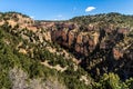 Cave of the winds road canyon views Royalty Free Stock Photo