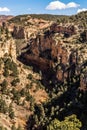 Cave of the winds road canyon views Royalty Free Stock Photo