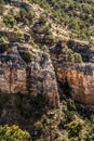 Cave of the winds road canyon views Royalty Free Stock Photo