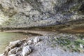 Cave at Zarecki krov, view in the cave, Istria, Croatia Royalty Free Stock Photo