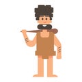 Caveman primitive stone age people