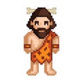 Caveman. Vector illustration decorative design Royalty Free Stock Photo