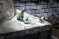 Cavenagh Bridge, Cats bronze Sculpture, Singapore, Southeast As