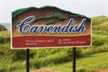 Cavendish area sign in Prince Edward Island National Park