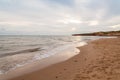 Cavendish beach in the morning Royalty Free Stock Photo