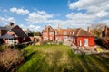 English traditional style Garden and patio shadow