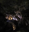 Caver in a cave