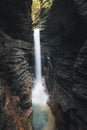 Cavern cascade in Watkins Glen gorge