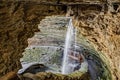 Cavern Cascade at Watkins Glen Royalty Free Stock Photo