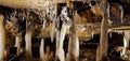 Cavern of stalactites and stalagmites. Royalty Free Stock Photo