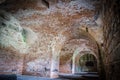 Cavernous passages inside Fort Pickens