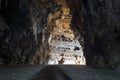 Caves in ballybunion cliffs Royalty Free Stock Photo