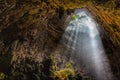 Caves of Castellana, Puglia, Italy. They rise less than two kilometers from the town in the south-eastern Murge to 330 m.s.l.m. li Royalty Free Stock Photo