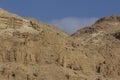 Caves in the hills of Qumran Royalty Free Stock Photo