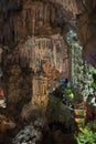 Caves in karst mountain Vietnam.