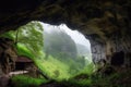 caves in the mountains, with rushing waterfalls and misty clouds, are a true paradise for lovers of nature