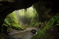 caves in the mountains, with rushing waterfalls and misty clouds, are a true paradise for lovers of nature