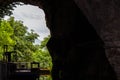 The Caves of Pertosa-Auletta, with Negro underground river Royalty Free Stock Photo