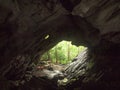 Caves in thampetphothong at Sakaeo , Thailand Royalty Free Stock Photo