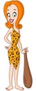 Cavewoman Royalty Free Stock Photo
