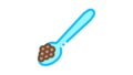 Caviar On Spoon Icon Animation