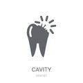 Cavity icon. Trendy Cavity logo concept on white background from Royalty Free Stock Photo