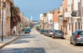 Cavour street of San Vito Lo Capo, most famous touristic destinations of Sicily. Royalty Free Stock Photo