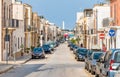 Cavour street of San Vito Lo Capo, most famous touristic destinations of Sicily. Royalty Free Stock Photo