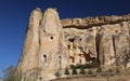 Cavusin Church in Cappadocia, Nevsehir, Turkey Royalty Free Stock Photo